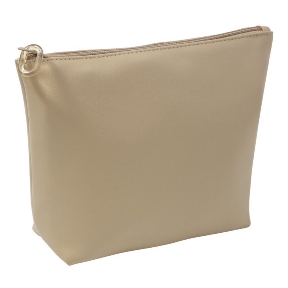 Brand new Tan Polyurethane Makeup Bag by Ulta Beauty